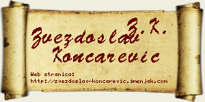 Zvezdoslav Končarević vizit kartica